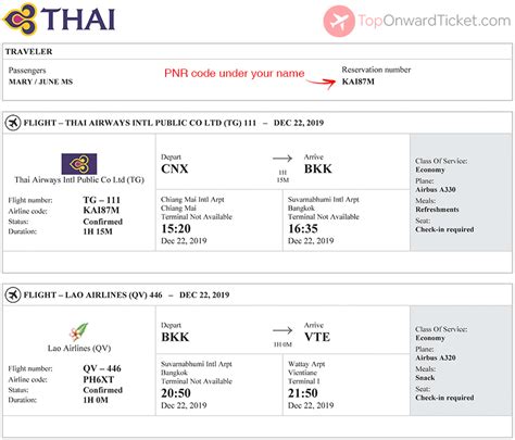 thailand travel agency air ticket